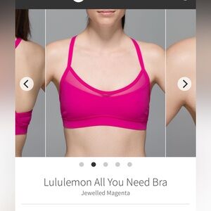 Lululemon All You Need Sports Bra